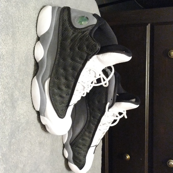 Air Jordan 13 retro, 9 mens, Black/University Red Noir/University Rouge - Picture 3 of 4